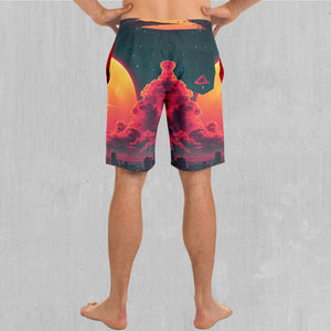 Cyber Skyline Board Shorts