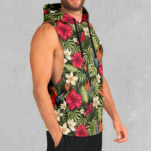 Botanical Sleeveless Hoodie