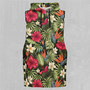 Botanical Sleeveless Hoodie