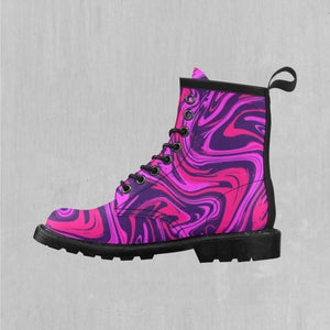 Candy Drip Women's Lace Up Boots