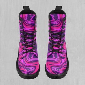 Candy Drip Women's Lace Up Boots