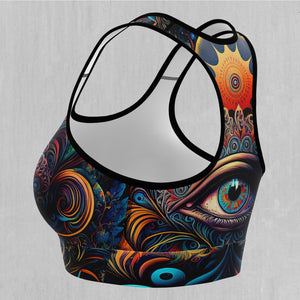 Cosmic Eye Sports Bra