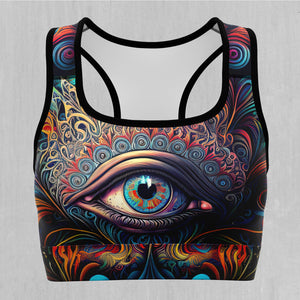 Cosmic Eye Sports Bra