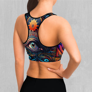 Cosmic Eye Sports Bra