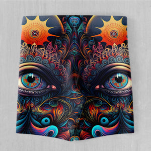 Cosmic Eye Yoga Shorts