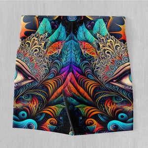 Cosmic Eye Yoga Shorts