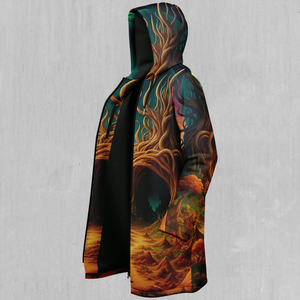 Cosmic Mirage Zip Up Cloak (Black Fur)