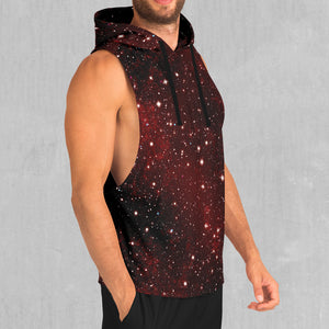 Crimson Space Sleeveless Hoodie