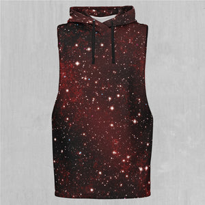 Crimson Space Sleeveless Hoodie