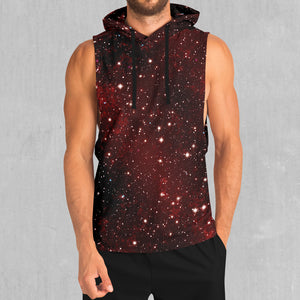 Crimson Space Sleeveless Hoodie