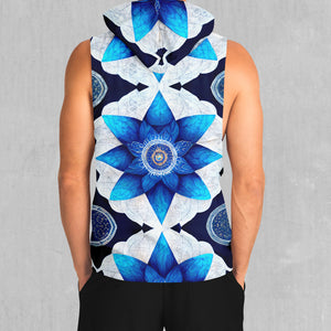 Delphinium Mandala Sleeveless Hoodie