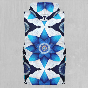 Delphinium Mandala Sleeveless Hoodie