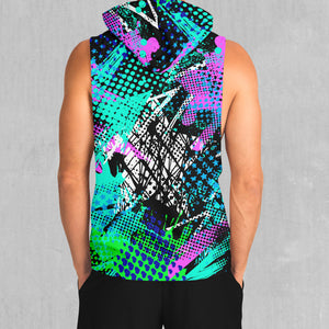 Electric Avenue Sleeveless Hoodie