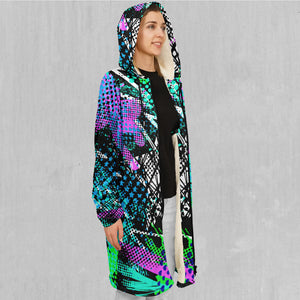 Electric Avenue Zip Up Cloak (White Fur)