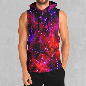 Electric Galaxy Sleeveless Hoodie