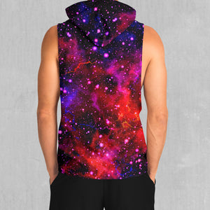 Electric Galaxy Sleeveless Hoodie