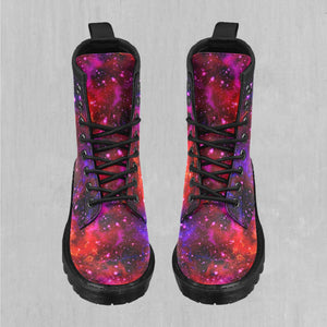 Electric Galaxy Women's Lace Up Boots