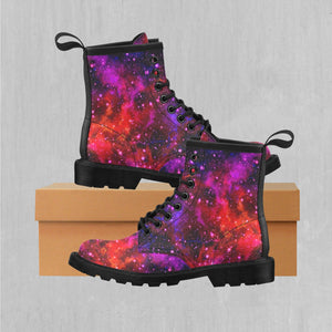 Electric Galaxy Women's Lace Up Boots