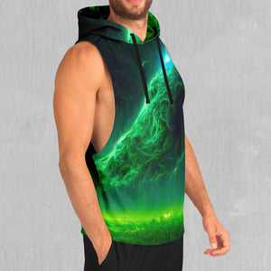 Electrified Nebula Sleeveless Hoodie