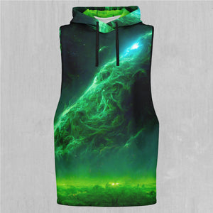 Electrified Nebula Sleeveless Hoodie