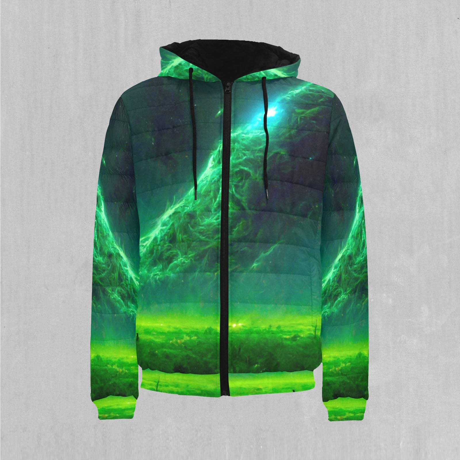 Electrified Nebula Puffer Jacket