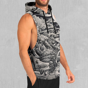 Ethereal Moonlight Sleeveless Hoodie
