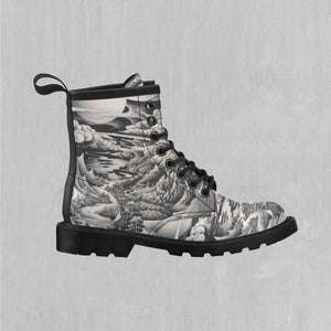 Ethereal Moonlight Women's Lace Up Boots