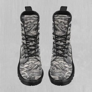 Ethereal Moonlight Women's Lace Up Boots