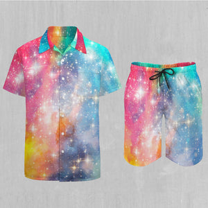 Fire and Ice Galaxy Men's Beach Set