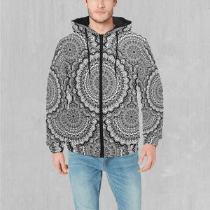 Floral Mandala Puffer Jacket