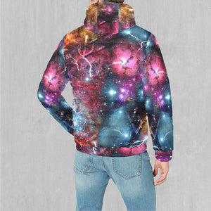 Galaxies Collide Puffer Jacket