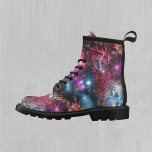 Galaxies Collide Women's Lace Up Boots