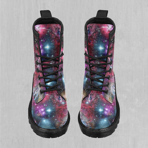 Galaxies Collide Women's Lace Up Boots