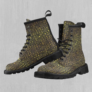 Hieroglyphics Women's Lace Up Boots