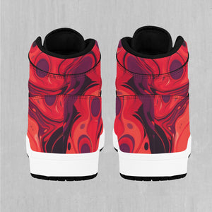 Scarlet Fusion High Top Sneakers