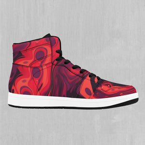 Scarlet Fusion High Top Sneakers