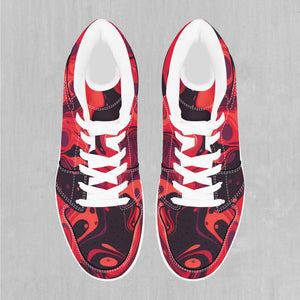 Scarlet Fusion High Top Sneakers