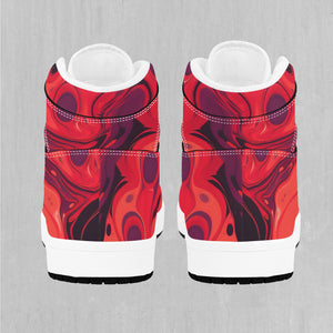 Scarlet Fusion High Top Sneakers