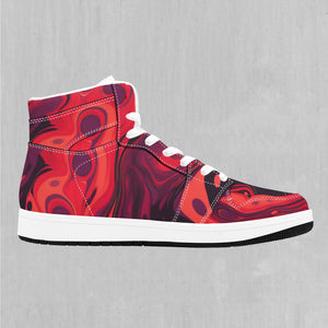 Scarlet Fusion High Top Sneakers