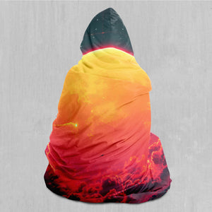 Cyber Skyline Hooded Blanket