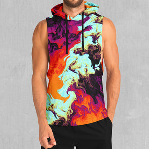 Lava Bath Sleeveless Hoodie