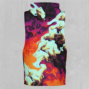 Lava Bath Sleeveless Hoodie