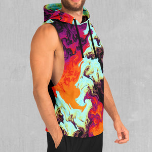 Lava Bath Sleeveless Hoodie