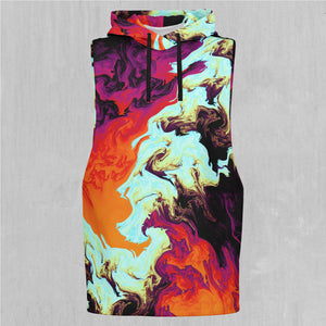 Lava Bath Sleeveless Hoodie