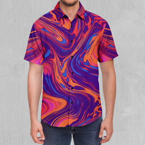 Luminous Mixture Button Down Shirt