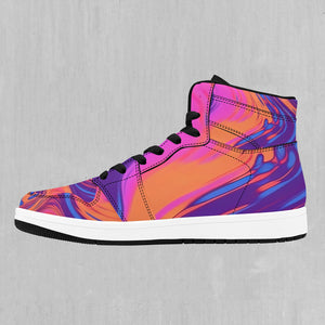 Luminous Mixture High Top Sneakers