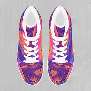 Luminous Mixture High Top Sneakers