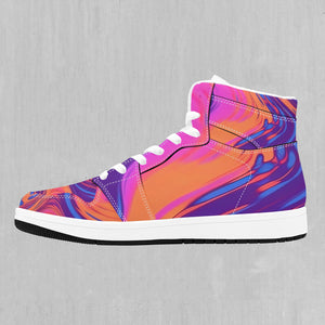 Luminous Mixture High Top Sneakers