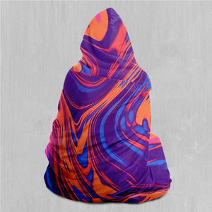 Luminous Mixture Hooded Blanket