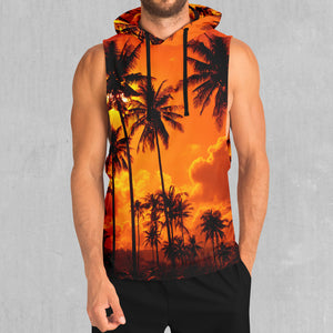 Lush Sunset Sleeveless Hoodie